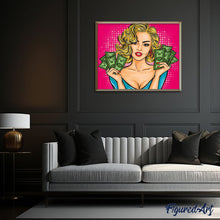 Carica l'immagine nel visualizzatore di Gallery, Dipingere con i numeri - Il Denaro è Sexy