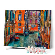 Carica l'immagine nel visualizzatore di Gallery, Dipingere con i numeri - Da Qualche Parte Nella Bellissima Venezia Figured'Art