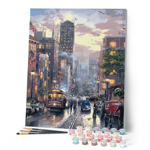 Carica l'immagine nel visualizzatore di Gallery, Dipingere con i numeri - Città Americana Figured'Art