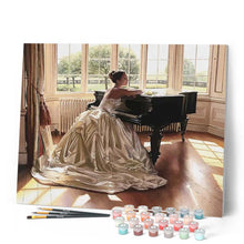 Carica l'immagine nel visualizzatore di Gallery, Dipingere con i numeri - Ambizione Di Un Giovane Pianista Figured'Art