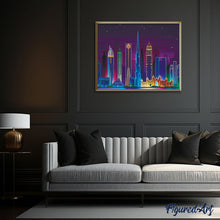 Carica l'immagine nel visualizzatore di Gallery, Dipingere con i numeri - Città Asiatica Di Notte