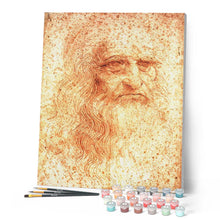 Carica l'immagine nel visualizzatore di Gallery, Dipingere con i numeri - Leonardo Da Vinci Figured'Art
