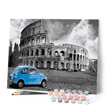 Carica l'immagine nel visualizzatore di Gallery, Dipingere con i numeri - Fiat Blu E Colosseo Figured'Art