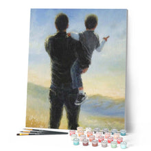 Carica l'immagine nel visualizzatore di Gallery, Dipingere con i numeri - Padre E Figlio Figured'Art