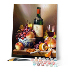Carica l'immagine nel visualizzatore di Gallery, Dipingere con i numeri - Vino E Frutta Figured'Art