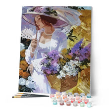 Carica l'immagine nel visualizzatore di Gallery, Dipingere con i numeri - Donna Romantica Figured'Art