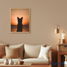 Carica l'immagine nel visualizzatore di Gallery, Dipingere con i numeri - Cane E Tramonto