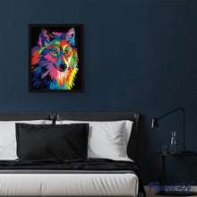 Carica l'immagine nel visualizzatore di Gallery, Dipingere con i numeri - Lupo Pop Art