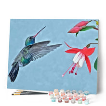Carica l'immagine nel visualizzatore di Gallery, Dipingere con i numeri - Ibisco E Fiori Figured'Art