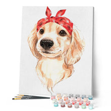 Carica l'immagine nel visualizzatore di Gallery, Dipingere con i numeri - Il Mio Grazioso Cagnolino Figured'Art