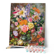 Carica l'immagine nel visualizzatore di Gallery, Dipingere con i numeri - Fiori In Tutti I Colori Figured'Art