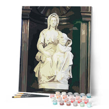 Carica l'immagine nel visualizzatore di Gallery, Dipingere con i numeri - Statua Di Donna E Bambino Figured'Art