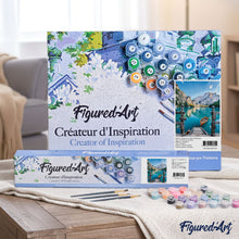 Carica l'immagine nel visualizzatore di Gallery, Dipingere con i numeri - Barca Sul Lago Di Montagna