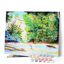Carica l'immagine nel visualizzatore di Gallery, Dipingere con i numeri - Vista Dalla Foresta Tropicale Figured'Art