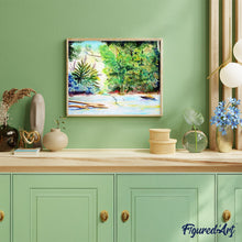 Carica l'immagine nel visualizzatore di Gallery, Dipingere con i numeri - Vista Dalla Foresta Tropicale