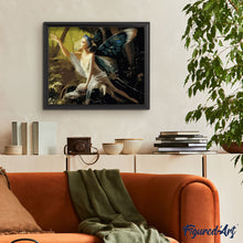 Carica l'immagine nel visualizzatore di Gallery, Dipingere con i numeri - Donna Con Ali Di Farfalla