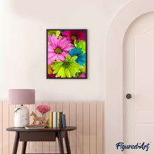 Carica l'immagine nel visualizzatore di Gallery, Dipingere con i numeri - Fiori Dai Colori Vivaci