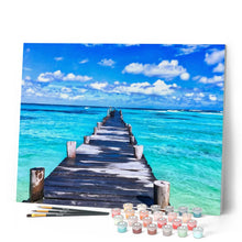 Carica l'immagine nel visualizzatore di Gallery, Dipingere con i numeri - Piattaforma A Paradise Beach Figured'Art