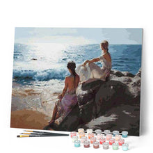 Carica l'immagine nel visualizzatore di Gallery, Dipingere con i numeri - Ragazze Sulla Spiaggia Figured'Art