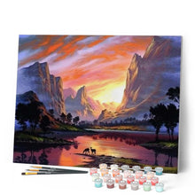 Carica l'immagine nel visualizzatore di Gallery, Dipingere con i numeri - Lago E Montagne Figured'Art