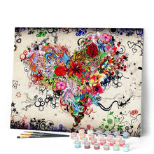 Carica l'immagine nel visualizzatore di Gallery, Dipingere con i numeri - Amo I Fiori Figured'Art