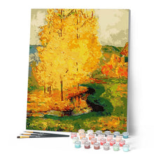 Carica l'immagine nel visualizzatore di Gallery, Dipingere con i numeri - Grande Albero Giallo Figured'Art