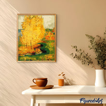 Carica l'immagine nel visualizzatore di Gallery, Dipingere con i numeri - Grande Albero Giallo