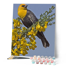 Carica l'immagine nel visualizzatore di Gallery, Dipingere con i numeri - Uccello Giallo Figured'Art