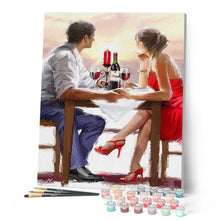 Carica l'immagine nel visualizzatore di Gallery, Dipingere con i numeri - Cena romantica Figured'Art