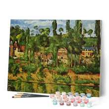 Carica l'immagine nel visualizzatore di Gallery, Dipingere con i numeri - Paesaggio Di Campagna E Fiume Figured'Art