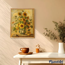 Carica l'immagine nel visualizzatore di Gallery, Dipingere con i numeri - Grande Mazzo Di Girasoli