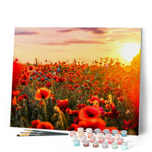 Carica l'immagine nel visualizzatore di Gallery, Dipingere con i numeri - Fiori In Rosso Figured'Art