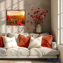 Carica l'immagine nel visualizzatore di Gallery, Dipingere con i numeri - Fiori In Rosso
