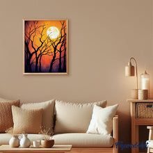 Carica l'immagine nel visualizzatore di Gallery, Dipingere con i numeri - Luna Piena Dalla Foresta