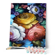 Carica l'immagine nel visualizzatore di Gallery, Dipingere con i numeri - Fiori Figured'Art