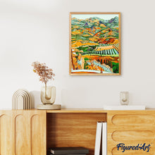 Carica l'immagine nel visualizzatore di Gallery, Dipingere con i numeri - Paesaggio Di Campagna Dalle Colline