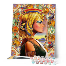 Carica l'immagine nel visualizzatore di Gallery, Dipingere con i numeri - Cleopatra Figured'Art
