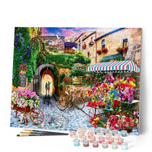 Carica l'immagine nel visualizzatore di Gallery, Dipingere con i numeri - Strada Fiorita Figured'Art