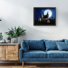 Carica l'immagine nel visualizzatore di Gallery, Dipingere con i numeri - Castello E Luna Piena