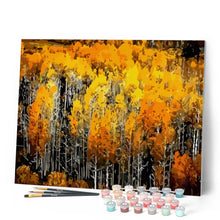 Carica l'immagine nel visualizzatore di Gallery, Dipingere con i numeri - Foresta A Colori Autunnali Figured'Art