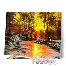 Carica l'immagine nel visualizzatore di Gallery, Dipingere con i numeri - Fiume Ghiacciato Figured'Art
