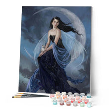 Carica l'immagine nel visualizzatore di Gallery, Dipingere con i numeri - Donna E Luna Figured'Art