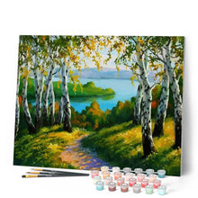 Carica l'immagine nel visualizzatore di Gallery, Dipingere con i numeri - Foresta E Mare Figured'Art
