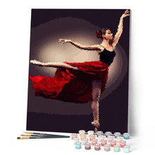 Carica l'immagine nel visualizzatore di Gallery, Dipingere con i numeri - Ballerina Con Scarpe Da Punta Sansha Figured'Art