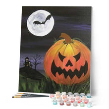 Carica l'immagine nel visualizzatore di Gallery, Dipingere con i numeri - Zucca Di Halloween Maligna Figured'Art