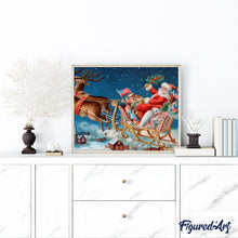 Carica l'immagine nel visualizzatore di Gallery, Dipingere con i numeri - Babbo Natale In America
