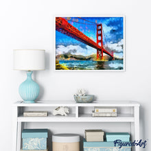 Carica l'immagine nel visualizzatore di Gallery, Dipingere con i numeri - Ponte Di San Francisco