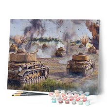 Carica l'immagine nel visualizzatore di Gallery, Dipingere con i numeri - Guerra Di Carri Armati Figured'Art