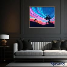 Carica l'immagine nel visualizzatore di Gallery, Dipingere con i numeri - Cielo E Giraffe