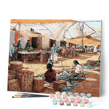 Carica l'immagine nel visualizzatore di Gallery, Dipingere con i numeri - Al Mercato Della Frutta Figured'Art